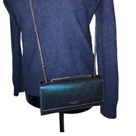 Henri Bendel Uptown Out And About Crossbody Purse Organizer Wallet bag luxe - Picture 2 of 9